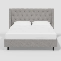 Gilford Wingback Platform Bed In Boucle - Threshold™