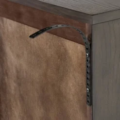 Palma Arched Fluted Cabinet Dark Brown - Threshold™ Designed With Studio McGee: Hardwood Frame, 2 Shelves, MDF Surface -Furniture Sales Store GUEST 01ffa00e 7f03 4a16 aa29 d63e42164978