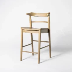 Kaysville Curved Back Wood Counter Height Barstool - Threshold™ Designed With Studio McGee -Furniture Sales Store GUEST 023f7aed 536a 4f95 b97e 35970af67510