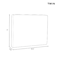 Twin Lia Square Stick-on-the-Wall Dorm Headboard USB - Threshold™ -Furniture Sales Store GUEST 04123834 0df4 4a9e 83c8 7b37fd8242b5