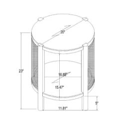 Portola Hills Woven Accent Table - Threshold™ Designed With Studio McGee -Furniture Sales Store GUEST 0561165f 7bd8 4818 b2e8 f2a443a2b510