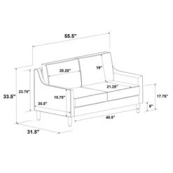 Prescott Loveseat - Threshold™ -Furniture Sales Store GUEST 0562b811 53b5 4468 9b10 5a270f47b7c4