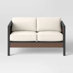 Bryant 2pc Faux Wood Patio Loveseat & Coffee Table - Gray/Natural - Threshold™ 11 Bryant 2pc Faux Wood Patio Loveseat & Coffee Table - Gray/Natural - Threshold™ -Furniture Sales Store GUEST 05b58bcc 6055 4060 86c3 573372c6e051