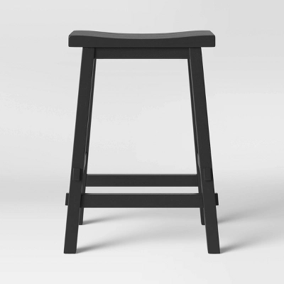 Halifax Farmhouse Wood Counter Height Barstool - Threshold™ 4 Halifax Farmhouse Wood Counter Height Barstool - Threshold™ - Image 4