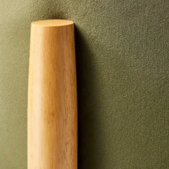 Elroy Round Velvet Ottoman With Wooden Legs - Threshold™ Designed With Studio McGee -Furniture Sales Store GUEST 0c10790d 3f12 4d9b af1e d54e5daeee5e