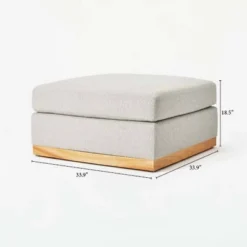 Woodland Hills Modular Sectional Ottoman Light Gray - Threshold™ Designed With Studio McGee 13 Woodland Hills Modular Sectional Ottoman Light Gray - Threshold™ Designed With Studio McGee -Furniture Sales Store GUEST 0ed068aa 7686 4196 a244 18c08b84b454