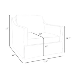 Vivian Park Upholstered Swivel Chair Cream - Threshold™ Designed With Studio McGee -Furniture Sales Store GUEST 0f6cc5a6 f1ac 4b5a a69b 5faae524745a