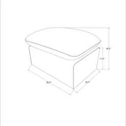 Slipcover Ottoman Blue - Threshold™ Designed With Studio McGee -Furniture Sales Store GUEST 112cedf4 2118 4a2e 98a4 95b17768ffb4