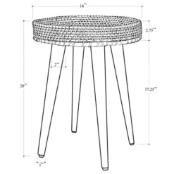 Round Natural Woven Accent Table - Threshold™ 9 Round Natural Woven Accent Table - Threshold™ -Furniture Sales Store GUEST 123ed7e8 a939 4e6f b913 d686bbaf8944