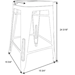 Set Of 2 Carlisle Backless Swivel Counter Height Barstool Matte Black - Threshold™ -Furniture Sales Store GUEST 15d5afed 18c0 46bb bc02 db716f3bc002