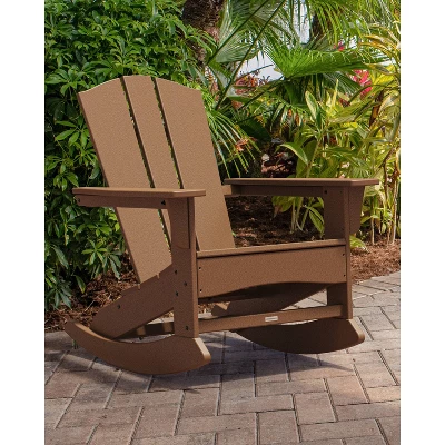 Shawboro POLYWOOD Patio Adirondack Rocking Chair - Threshold™ 1 Shawboro POLYWOOD Patio Adirondack Rocking Chair - Threshold™