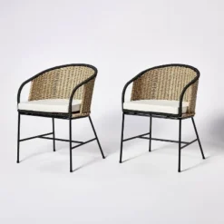 2pc Westcliff Seagrass Dining Chairs - Threshold™ Designed With Studio McGee -Furniture Sales Store GUEST 1a2c5a36 ead8 4159 ba47 2d514011b1c4