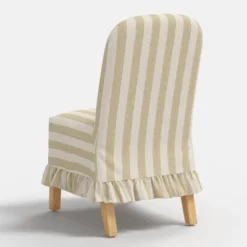 Rounded Back Slipcovered Dining Chair With Ruffle - Threshold™ -Furniture Sales Store GUEST 1c609858 c924 4bc1 b54f 5f31af433edb