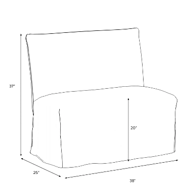 Jean Slipcover Dining Banquette 7 Jean Slipcover Dining Banquette - Image 7