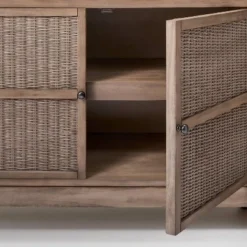 Brandeis Woven TV Stand For TVs Up To 60" Brown - Threshold™ Designed With Studio McGee 9 Brandeis Woven TV Stand For TVs Up To 60" Brown - Threshold™ Designed With Studio McGee -Furniture Sales Store GUEST 207e0e77 d234 4ee8 8261 19fba8aebd36