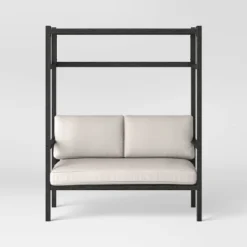 Ryegate 2pc 4' Mini Patio Daybed With Ottoman Weathered Teak - Threshold™ 10 Ryegate 2pc 4' Mini Patio Daybed With Ottoman Weathered Teak - Threshold™ -Furniture Sales Store GUEST 21a748c0 b63f 40d1 bcbd 1159f522c39f