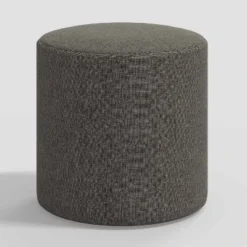 Round Thalia Ottoman In Textured Linen - Threshold™ -Furniture Sales Store GUEST 23df4920 6d8b 48bc 86dd d35b79eec03e
