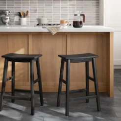 Modern All Wood Counter Height Barstool - Threshold™