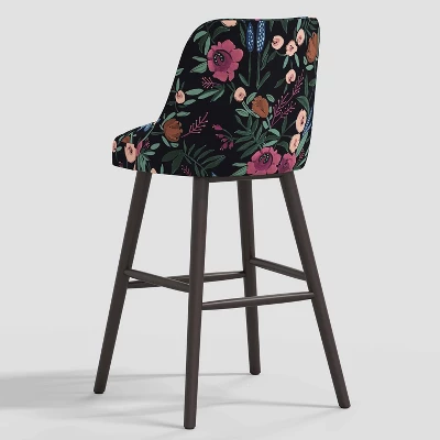 Geller Modern Counter Height Barstool In Botanical Grant Floral Ink - Threshold™ 3 Geller Modern Counter Height Barstool In Botanical Grant Floral Ink - Threshold™ - Image 3