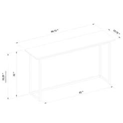 Hidden Hills Mixed Material Console Brown - Threshold™ Designed With Studio McGee -Furniture Sales Store GUEST 2719499f 79d5 46d7 85d0 2d484464afec