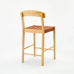 Cliff Haven Solid Wood With Woven Seat Counter Height Barstool - Threshold™ Designed With Studio McGee -Furniture Sales Store GUEST 274e9a33 2d06 4b98 9b45 c24c037839c0