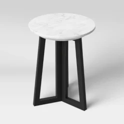 Altavista Round Marble End Table White - Threshold™ 5 Altavista Round Marble End Table White - Threshold™ -Furniture Sales Store GUEST 2758c8eb 8d8e 4972 8d46 eafeb11b9283
