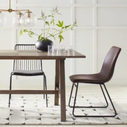 Bowden Faux Leather Dining Chairs - Threshold™ -Furniture Sales Store GUEST 282deedc 06c1 4d46 b2fb 2fd8f54c5245