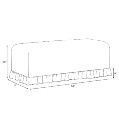 Ruffle Slipcover Dining Bench - Threshold™ Designed With Studio McGee -Furniture Sales Store GUEST 28a4185b 9f2c 4ea5 af90 760529378e16
