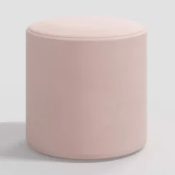 Round Thalia Ottoman In Velvet - Skyline Furniture -Furniture Sales Store GUEST 2ac0aefd 3e71 4398 aa75 84e024a8ca06