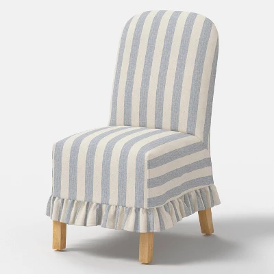 Replacement Ruffled Slipcover Only For Rounded Back Dining Chair - Threshold™ 19 Replacement Ruffled Slipcover Only For Rounded Back Dining Chair - Threshold™ - Image 19