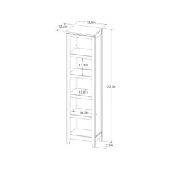 72" Carson Narrow Bookcase - Threshold 14 72" Carson Narrow Bookcase - Threshold -Furniture Sales Store GUEST 2f5b1add e3dc 46cd a227 07b43a380bc4