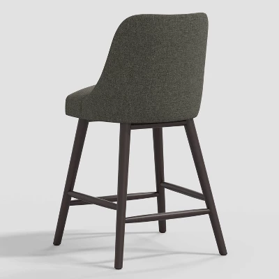 Geller Counter Height Barstool In Textured Linen - Threshold™ 4 Geller Counter Height Barstool In Textured Linen - Threshold™ - Image 4