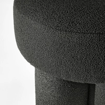 Boucle Fully Upholstered Accent Ottoman Stool - Threshold™ 3 Boucle Fully Upholstered Accent Ottoman Stool - Threshold™ - Image 3