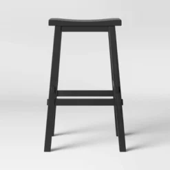 Halifax Farmhouse Wood Barstool - Threshold -Furniture Sales Store GUEST 34b83b7d 8108 48e5 8362 de9c75ebafb0