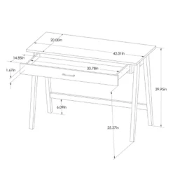 Paulo Wood Writing Desk With Drawer - Threshold™ -Furniture Sales Store GUEST 3523b949 cdf7 44af ba99 a848cef26b34