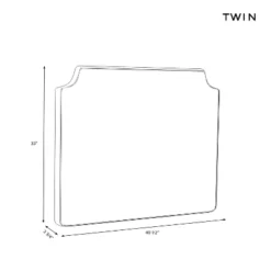 Twin Molly Notched Stick-on-the-Wall Dorm Headboard USB - Threshold™ -Furniture Sales Store GUEST 356fde10 8cb6 4afe 9766 352583b2c0f9 1