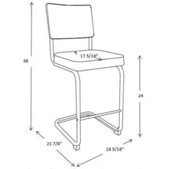 Cecilton Chrome Cantilever Counter Height Barstool Cream Boucle - Threshold™ -Furniture Sales Store GUEST 3858fa9d 86e6 4bd9 99af 02bff186a58f