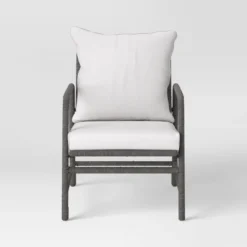 2pc Granby Padded Wicker Outdoor Patio Chairs, Club Chairs Gray - Threshold™ -Furniture Sales Store GUEST 3ba891a6 622d 4fa9 823b 94a0435a9913