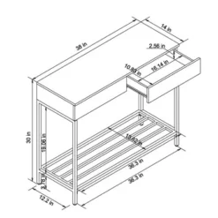Loring Console Table White - Threshold™ -Furniture Sales Store GUEST 3df3d6ae e6ee 4a26 b288 95a112100046