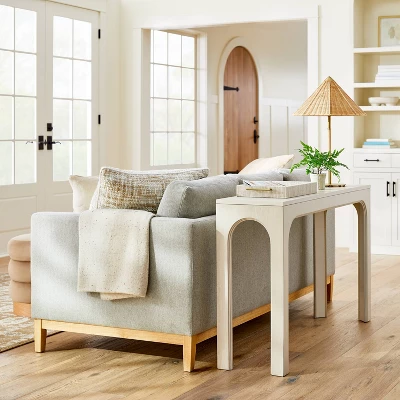 Thetford Console Table Gray - Threshold™ Designed With Studio McGee 1 Thetford Console Table Gray - Threshold™ Designed With Studio McGee