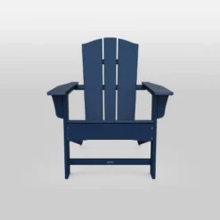 Shawboro POLYWOOD Patio Adirondack Chair, Outdoor Furniture - Navy - Threshold™