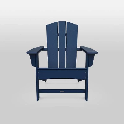 Shawboro POLYWOOD Patio Adirondack Chair, Outdoor Furniture - Navy - Threshold™ 1 Shawboro POLYWOOD Patio Adirondack Chair, Outdoor Furniture - Navy - Threshold™