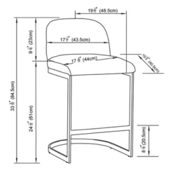 2pk Jules Cantilever Armless Upholstered Counter Height Barstool - Threshold™ 9 2pk Jules Cantilever Armless Upholstered Counter Height Barstool - Threshold™ -Furniture Sales Store GUEST 43f66d3d bc63 4c4e a252 83898804be78