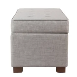 Shelton Tufted Top Storage Ottoman - Gray - Threshold™: Upholstered Rectangular Furniture With Lid -Furniture Sales Store GUEST 455754a9 668e 4176 8a11 6134a416b504