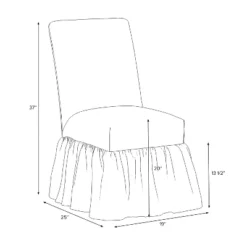 Ruffled Slipcover Dining Chair - Threshold™ Designed With Studio McGee -Furniture Sales Store GUEST 471fd9a3 06af 4d12 8c95 3ceb07bc0c5f