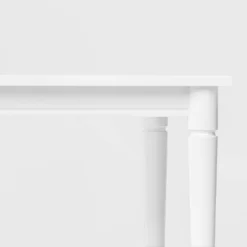 72" Cambridge Farmhouse Fully Painted Turned Leg Rectangular Dining Table White - Threshold™ -Furniture Sales Store GUEST 49e593b1 6ab9 440a be2f 8e2eaccaf10d