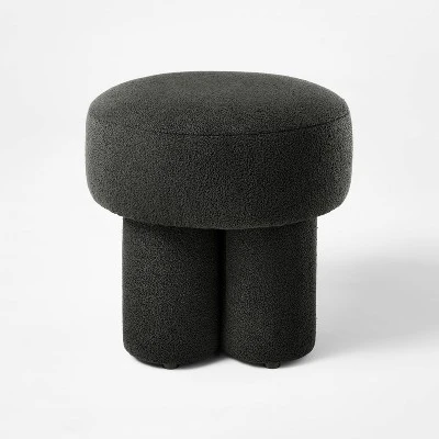 Boucle Fully Upholstered Accent Ottoman Stool - Threshold™ 2 Boucle Fully Upholstered Accent Ottoman Stool - Threshold™ - Image 2