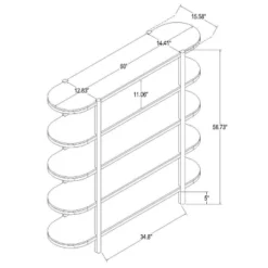 57" Portola Hills 5 Shelf Horizontal Bookcase - Threshold™ Designed With Studio McGee -Furniture Sales Store GUEST 4a1c7b50 180c 4afa a05b f287b4db2a71