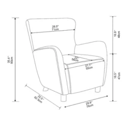 Kessler Wingback Faux Sherling Accent Chair Cream - Threshold™ Designed With Studio McGee -Furniture Sales Store GUEST 4c51f9cd e87e 4874 8672 f098ed2266be