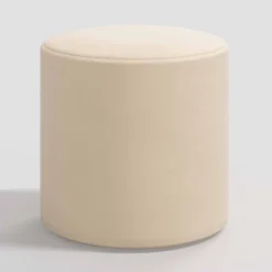 Round Thalia Ottoman In Velvet - Skyline Furniture -Furniture Sales Store GUEST 4d424e89 4119 4084 b5cd 54d6f45bf5cf